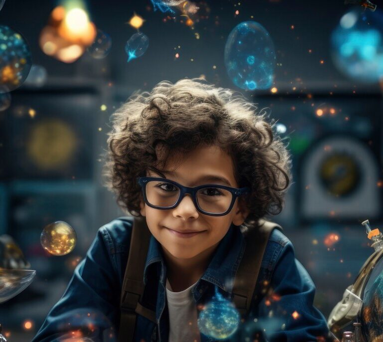 Autism image of a child